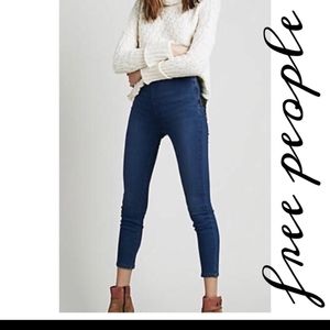 Free People Mod Side Zipper Ankle Skinny H…